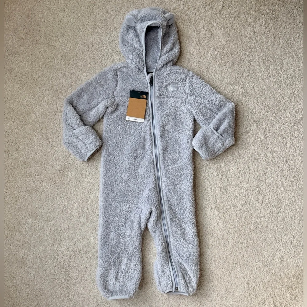 The North Face Baby Bear One Piece in Dusty Periwinkle - Picture 1 of 16